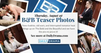 The bold and the beautiful teaser photos: rude interruptions & rude awakenings