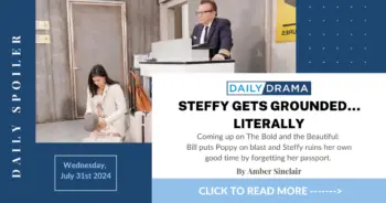 The bold and the beautiful spoilers: steffy gets grounded…literally