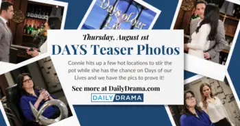 Days of our lives photo teasers: killer connie lurks about town