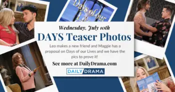 Days of our lives photo teasers: it’s getting hot in here!