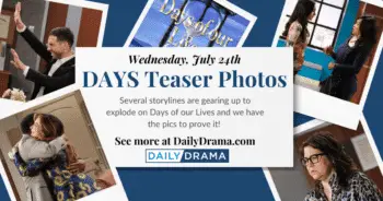 Days of our lives photo teasers: bad news, good news, more bad news