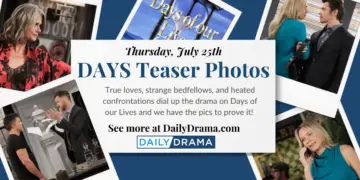 Days of our lives photo teasers: epic showdowns & rude awakenings