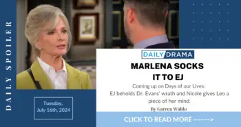 Days of our lives spoilers: marlena socks it to ej
