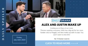 Days of our lives spoilers: alex and justin make up