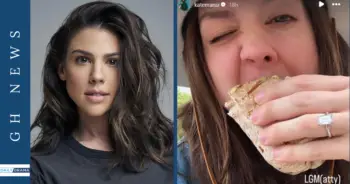 General hospital's kate mansi is celebrating her engagement