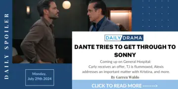 General hospital spoilers: dante tries to get through to sonny