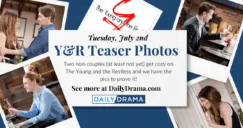The young and the restless teaser photos: more than friends?