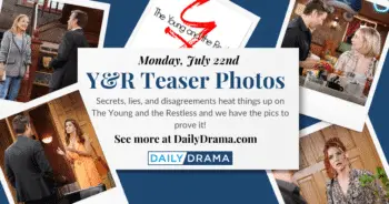 The young and the restless teaser photos: hot confrontations