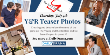 The young and the restless teaser photos: kisses, hugs, and cheating cheaters
