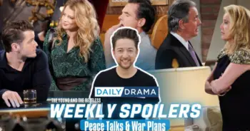 The young and the restless weekly spoilers: peace talks & battle plans