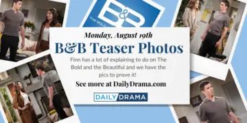 The bold and the beautiful teaser photos: is finn about to spill?!