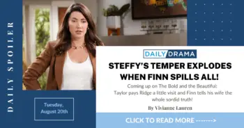The bold and the beautiful spoilers: steffy’s temper explodes when finn spills all!