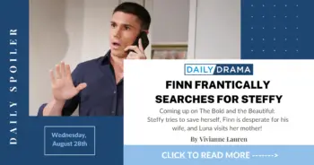 The bold and the beautiful spoilers: finn frantically searches for steffy
