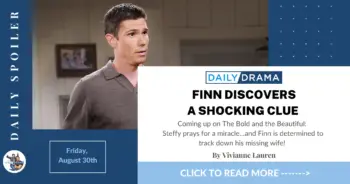 The bold and the beautiful spoilers: finn discovers a shocking clue
