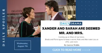 Days of our lives spoilers: xander and sarah are deemed mr. And mrs.