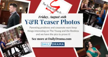 The young and the restless teaser photos: parenting problems & corporate wars
