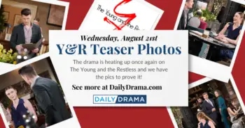 The young and the restless teaser photos: kyle & claire get even closer