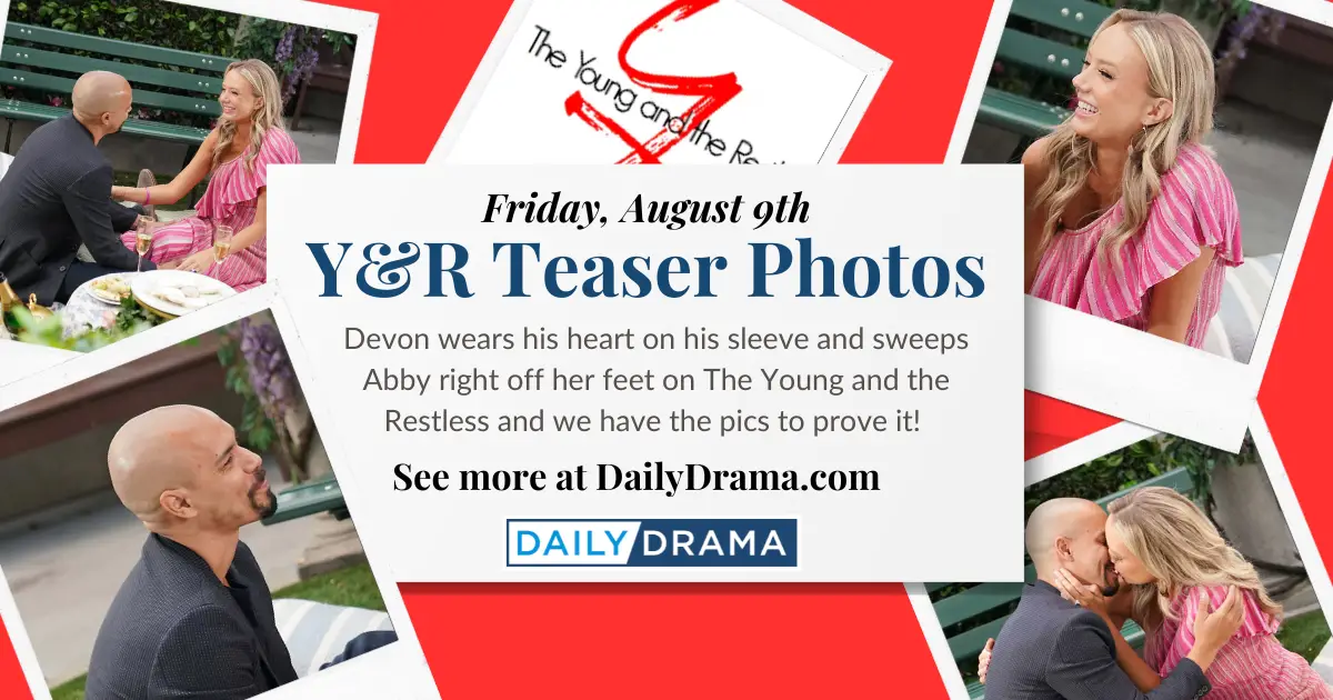 Spectacular Young and the Restless Photos August 9 2024