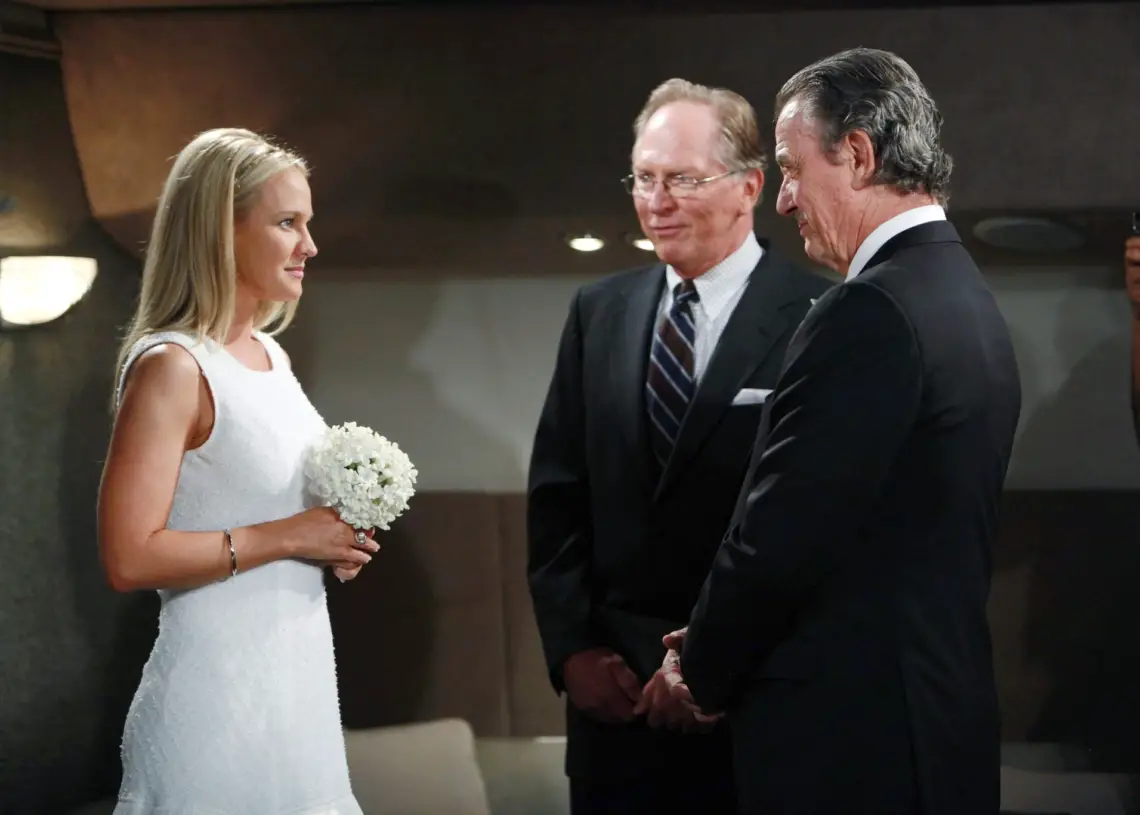 Sharon Case, Eric Braeden
"The Young and the Restless" Set 
CBS television City
Los Angeles
06/22/12
©Howard Wise/jpistudios.com
310-657-9661
Episode # 9962
U.S. Airdate 08/02/12