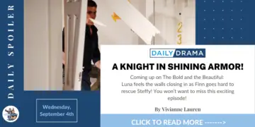 The bold and the beautiful spoilers: a knight in shining armor!