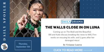 The bold and the beautiful spoilers: the walls close in on luna