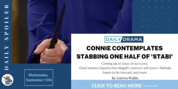 Days of our lives spoilers: connie contemplates stabbing one half of stabbie