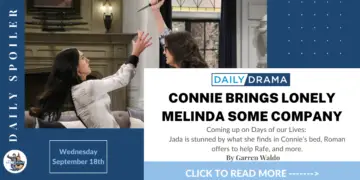 Days of our lives spoilers: connie brings lonely melinda some company