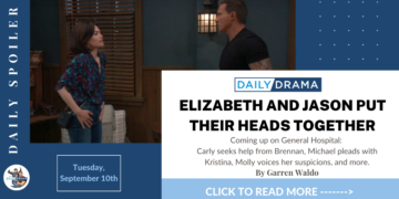 General hospital spoilers: elizabeth and jason put their heads together