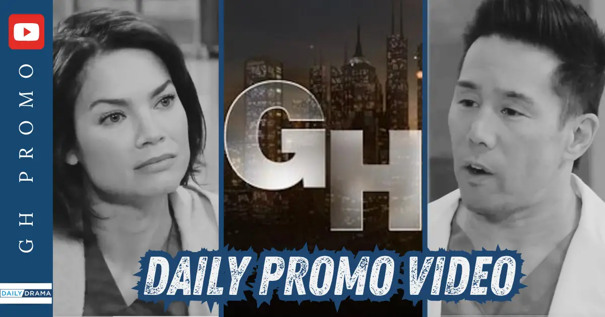 Exciting General Hospital Spoilers Promo Video for October 3rd