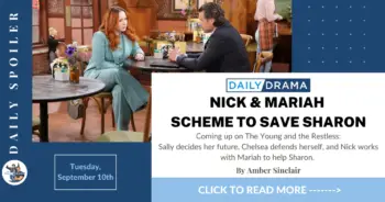 The young and the restless spoilers: nick & mariah scheme to save sharon