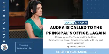 The young and the restless spoilers: audra is called to the principal’s office…again