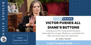 The young and the restless spoilers: victor pushes all diane’s buttons