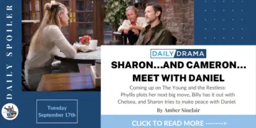 The young and the restless spoilers: sharon…and cameron…meet with daniel