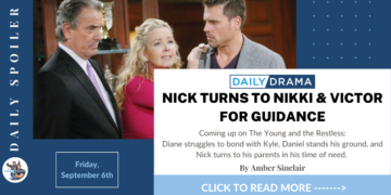 The young and the restless spoilers: nick turns to nikki & victor for guidance