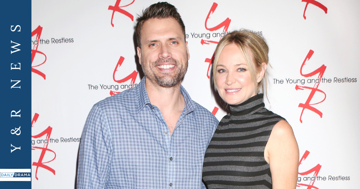 The young and the restless star joshua morrow has nothing but love and praise for sharon case