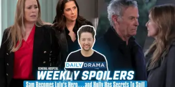 Bradford anderson's exclusive weekly general hospital spoilers video for october 18 - 22: sam becomes lulu’s hero…and holly has secret