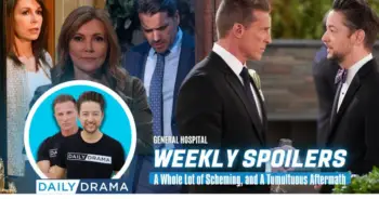 Bradford anderson & steve burton present the weekly general hospital spoilers for october 28 - november 1: a caper, a whole lot of scheming, and a tumultuous aftermath