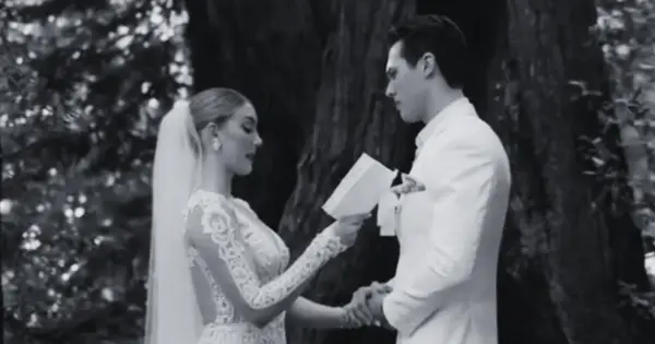 Days of our lives leo howard & natasha hall share their stunning wedding video