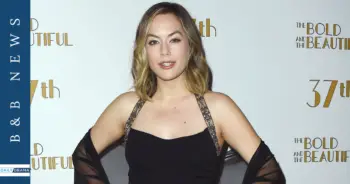 Annika noelle dishes on hope and carter’s sizzling smooch on the bold and the beautiful