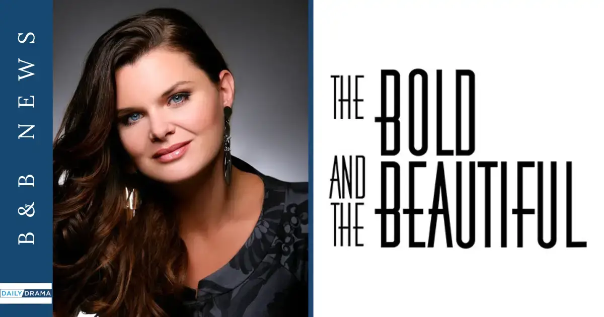 Uber talented soap opera icon heather tom has boarded the bold and the beautiful writing team