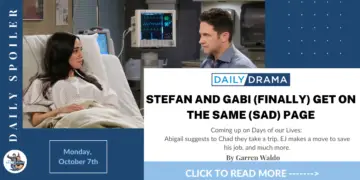 Days of our lives spoilers for october 7th: stefan and gabi (finally) get on the same (sad) page