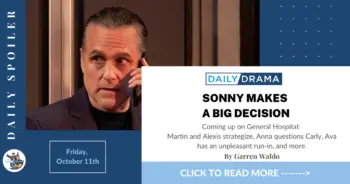General hospital spoilers for october 11th: sonny makes a big decision