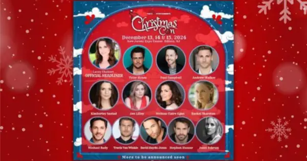 Christmas con is around the corner and soap stars are on the way!