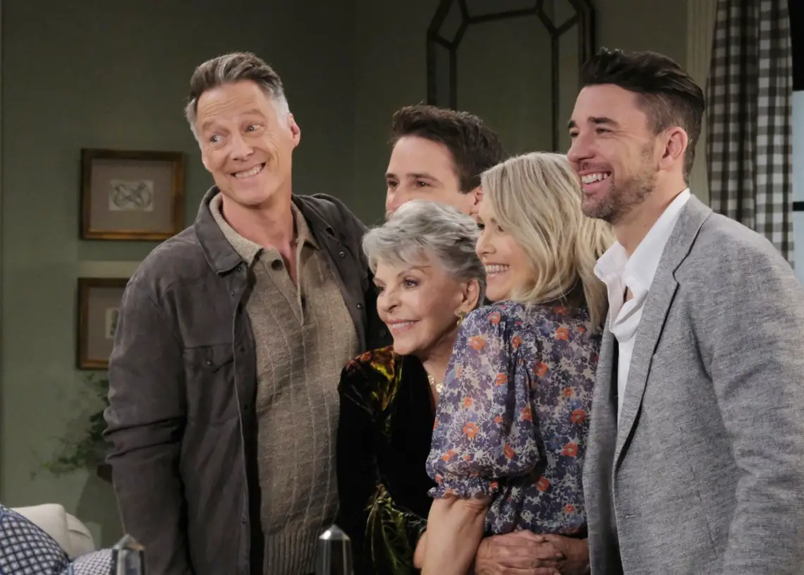 Melissa Reeves, Mathew Ashford, Casey Moss, Susan Seaforth Hayes, Billy Flynn
"Days of our Lives" Set
NBC Studios
Burbank
04/12/24
© XJJohnson/jpistudios.com
310-657-9661
Episode # 14998
U.S.Airdate 11/28/24