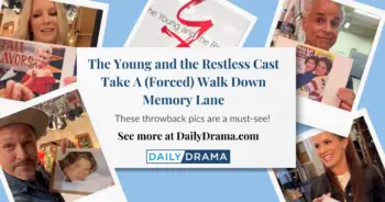 The young and the restless cast take a (forced) walk down memory lane