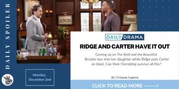 The bold and the beautiful spoilers for december 2nd: ridge and carter have it out