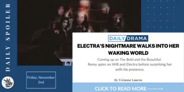 The bold and the beautiful spoilers for november 22nd: electra's nightmare walks into her waking world