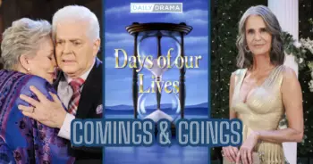 Days of our lives, comings and goings: week of november 4th