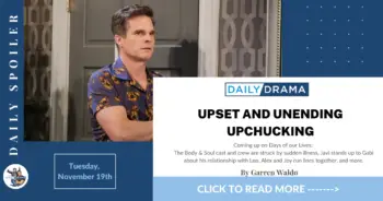 Days of our lives spoilers for november 19th: upset and unending upchucking