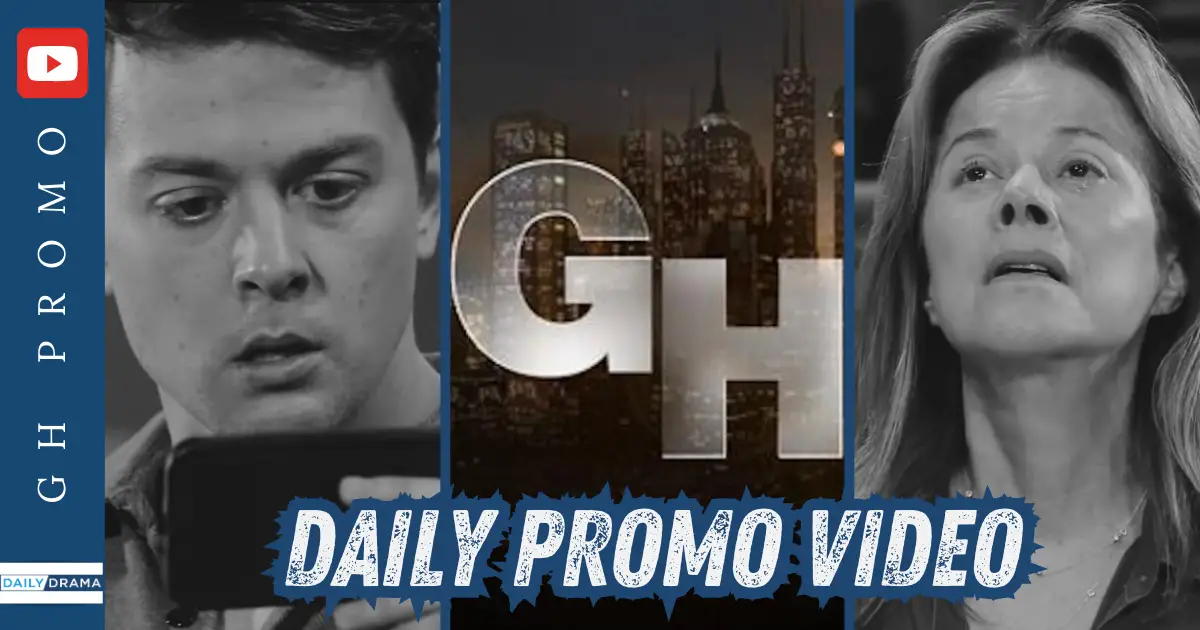 Explosive General Hospital Spoilers Promo Video for November 4th: Grief